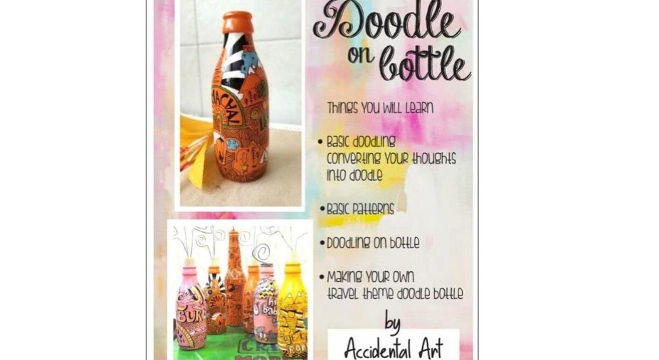 Doodle on bottle-By Urbankala