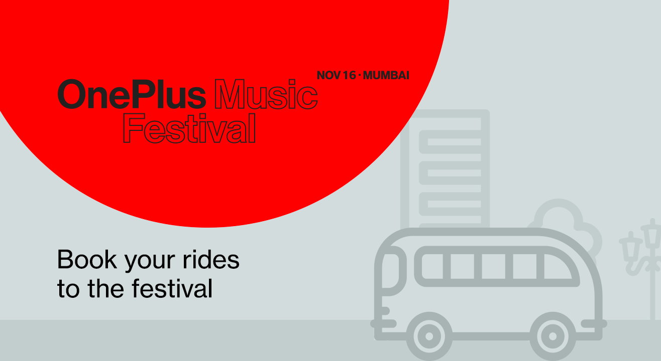 Shuttles for OnePlus Music Festival, 2019
