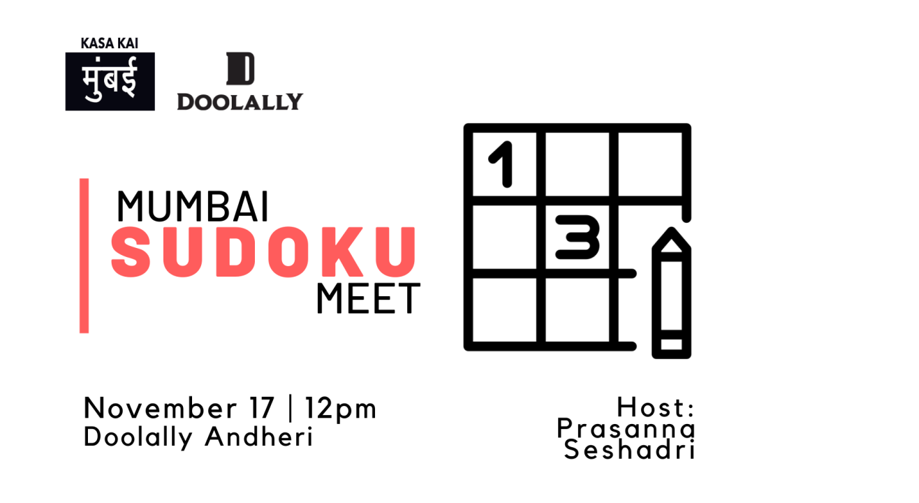 Mumbai Sudoku Meet at Doolally Andheri