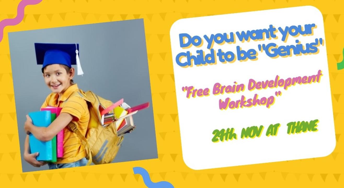 Genius Kids - Free Brain Development Workshop for kids aged 5 to 16 yrs