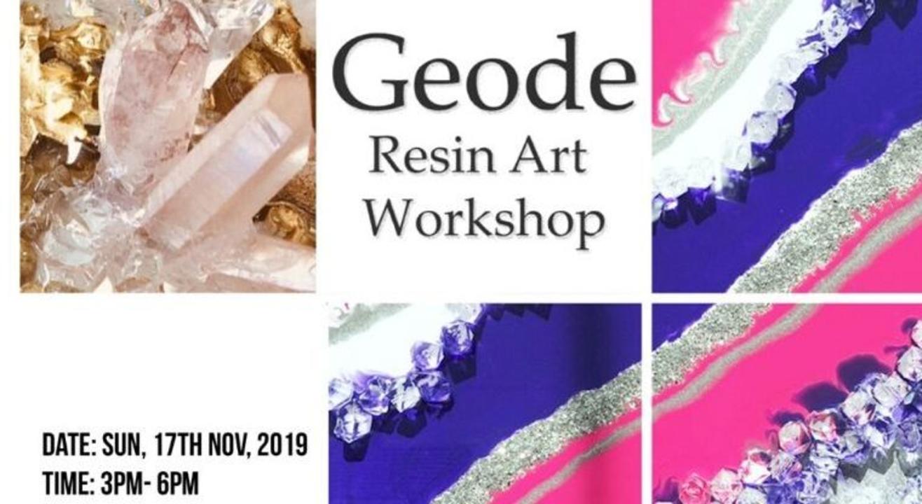 Geode Resin Art Workshop- By Shama