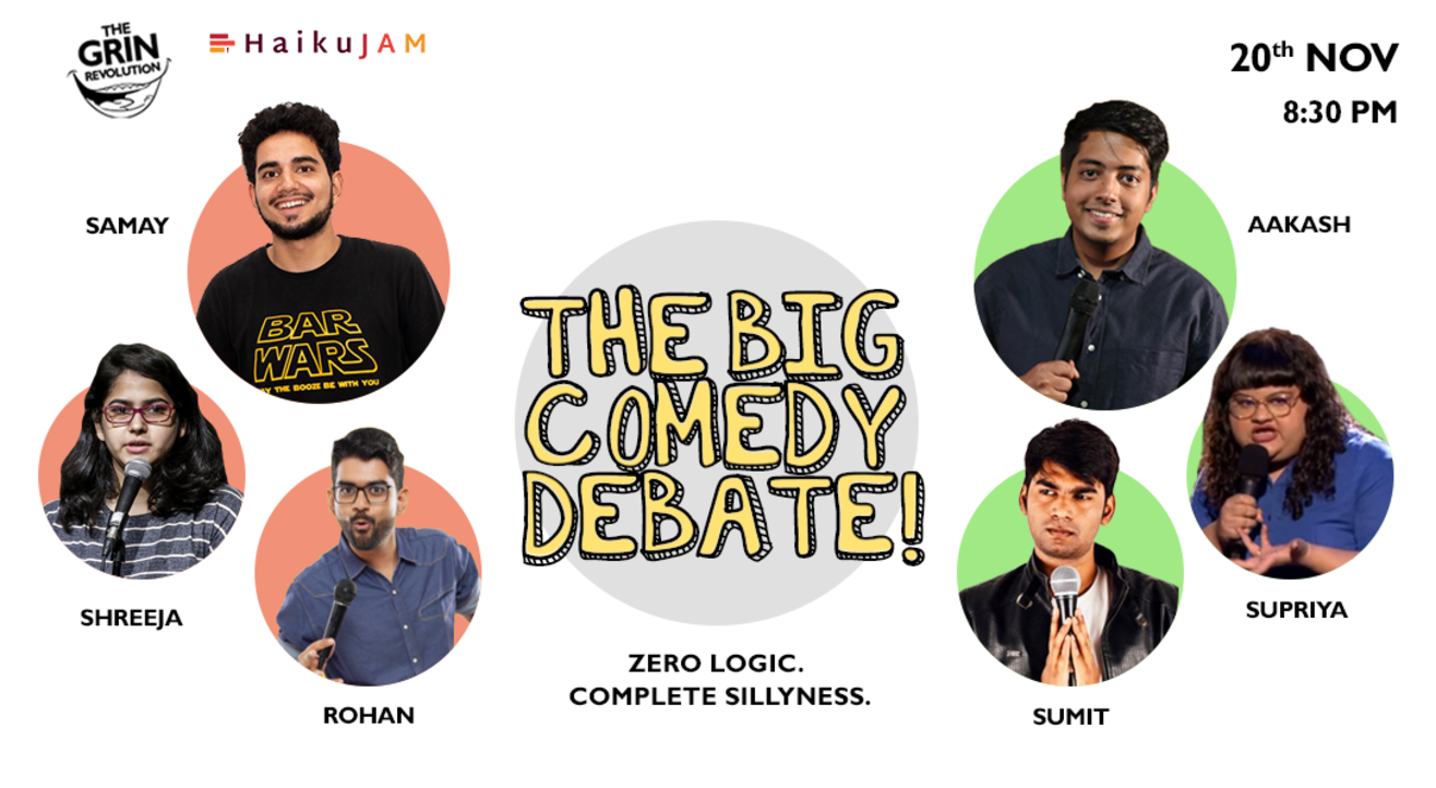 Grin Revolution: The Big Comedy Debate!