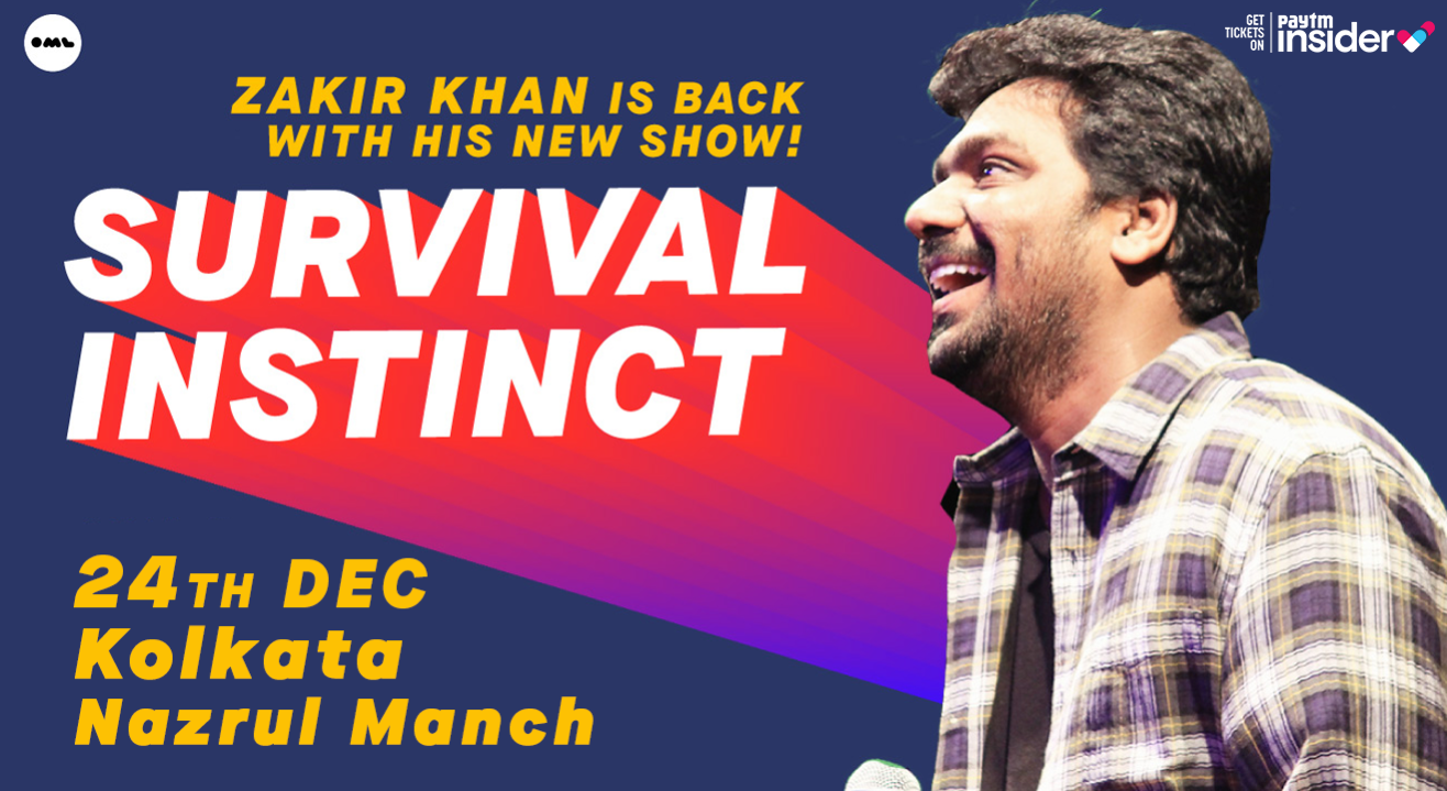 Survival Instinct A New Stand up Special by Zakir Khan | Kolkata