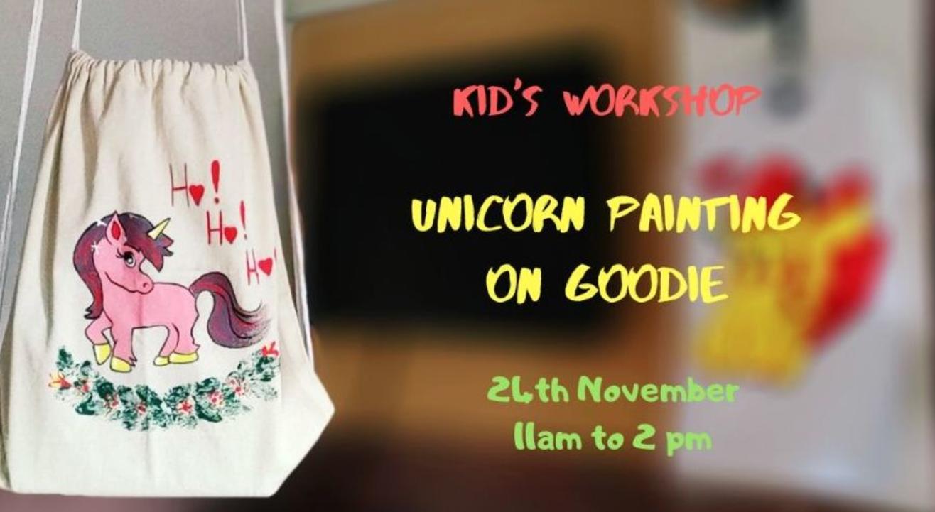 Unicorn Painting on Goodie (Kids Workshop): By Daminih