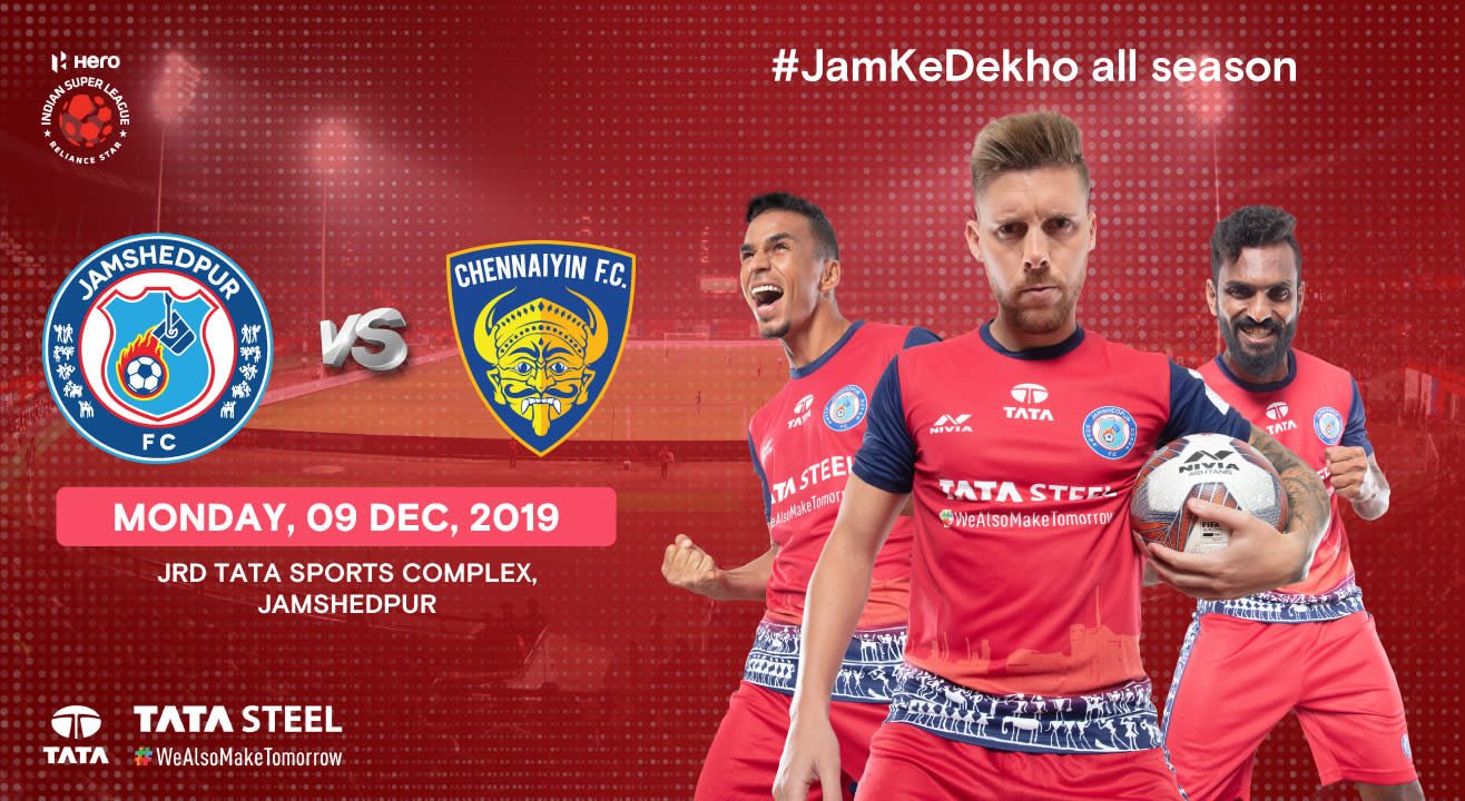 Hero Indian Super League 2019-20: Jamshedpur FC vs Chennaiyin FC