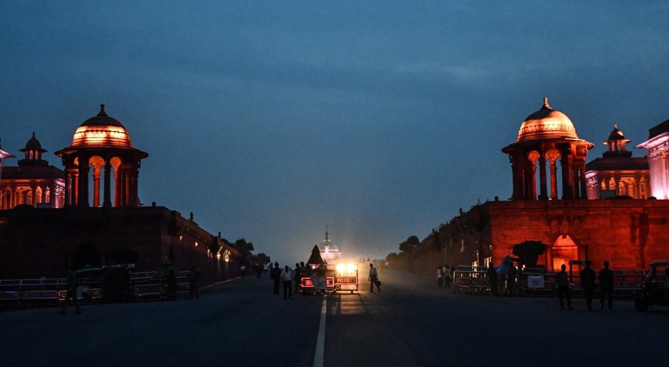 Night Walk at Rashtrapati Bhavan