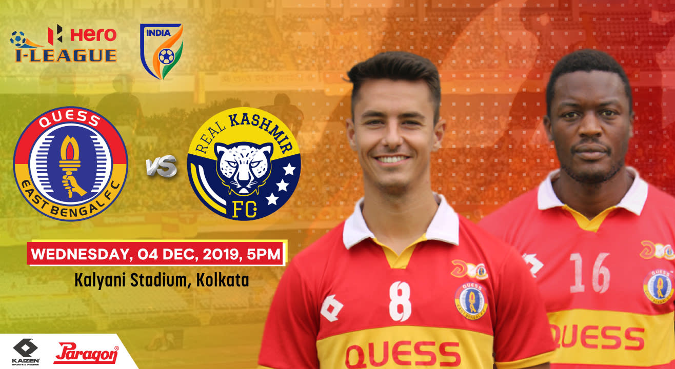 Hero I League 2019 - Quess East Bengal FC vs Real Kashmir FC