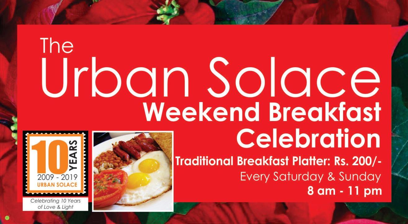 The Urban Solace Weekend Breakfast Celebration