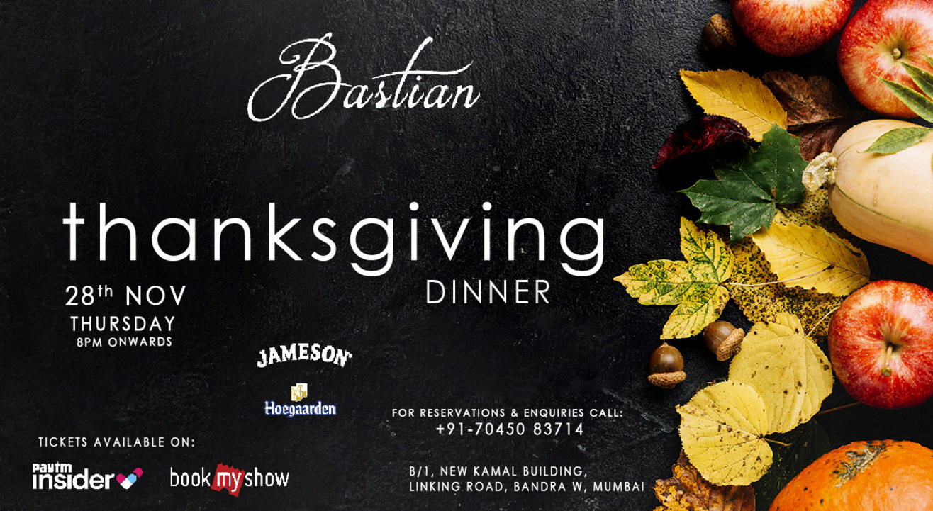 Thanksgiving Dinner at Bastian!