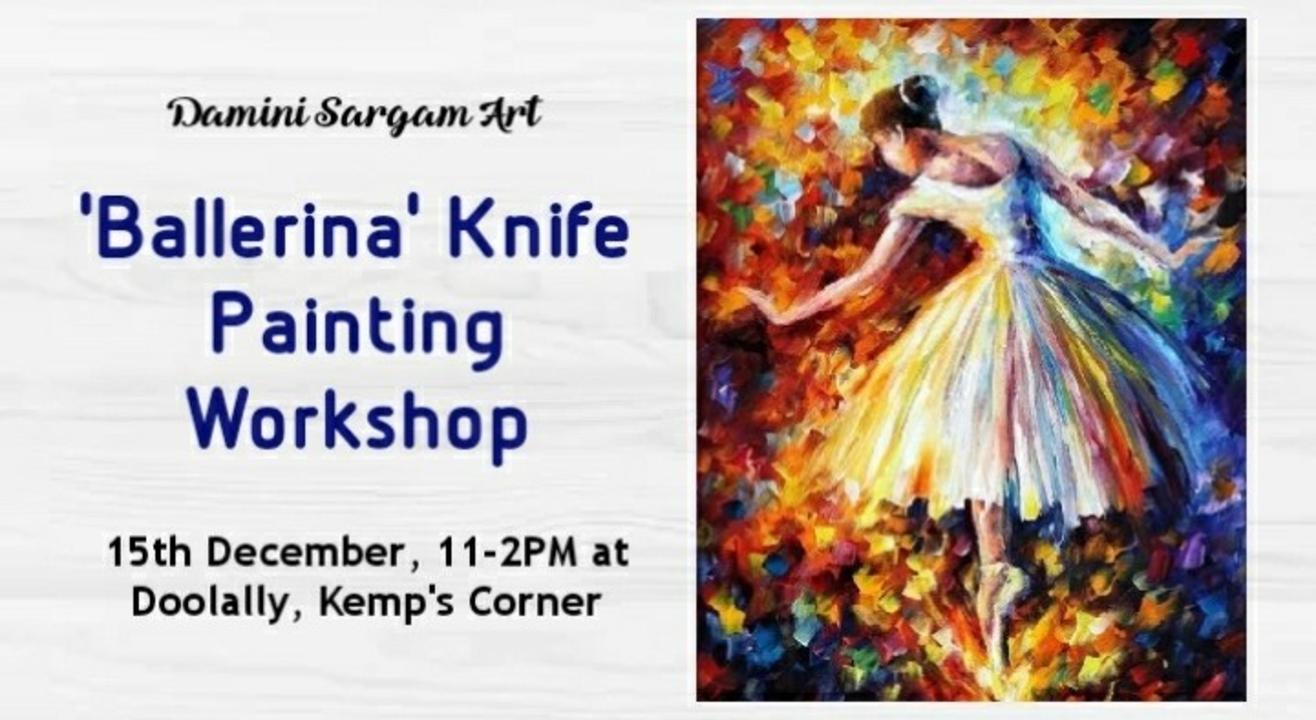 Ballerina Knife Painting Workshop