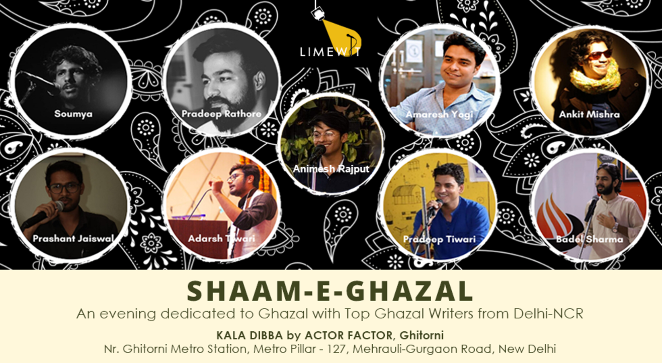 SHAAM-E-GHAZAL – A Poetry Show by LIMEWIT Live