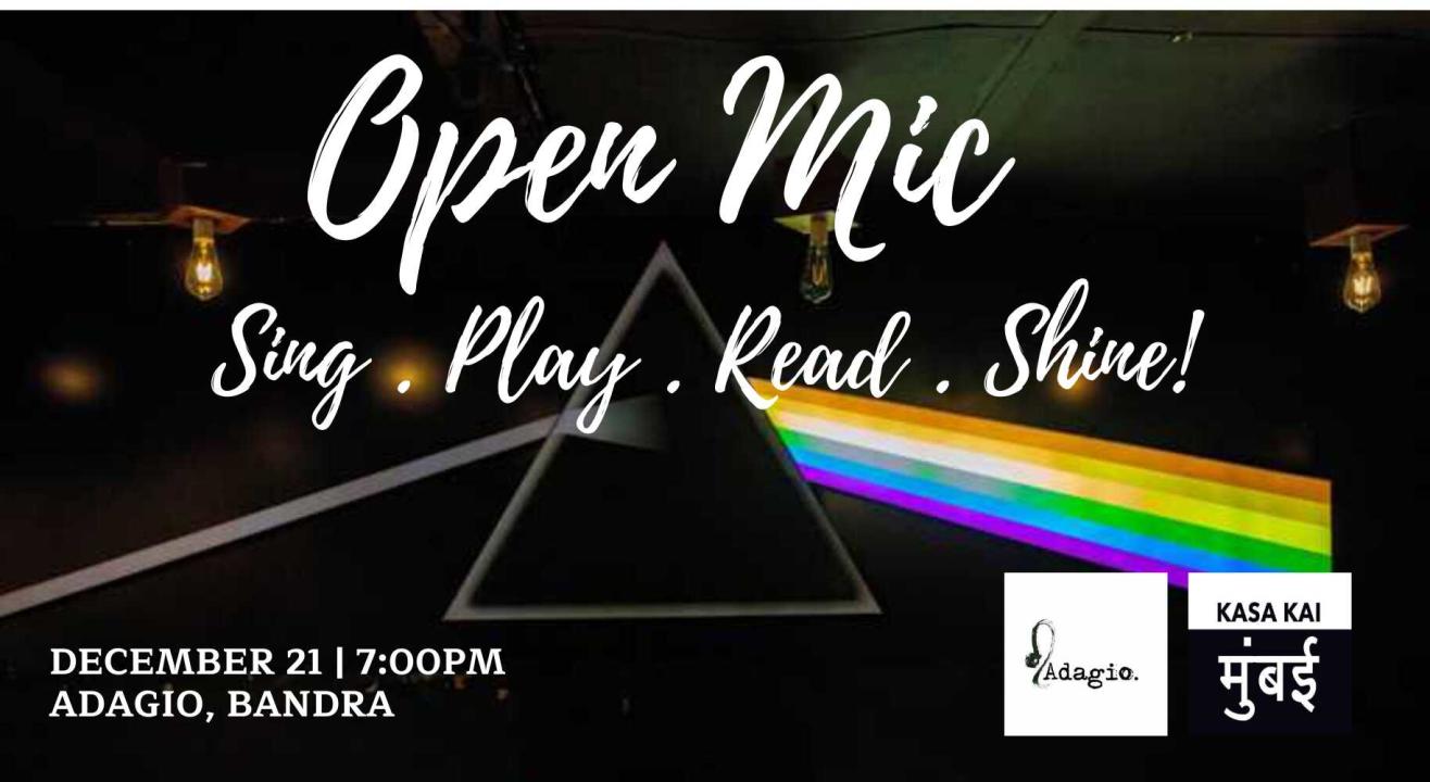 Open Mic At Adagio, Bandra