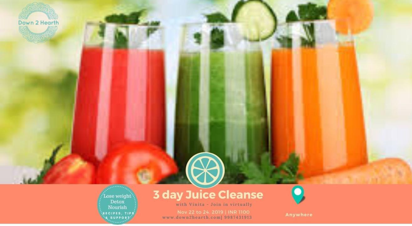 3 day Juice Cleanse- Online