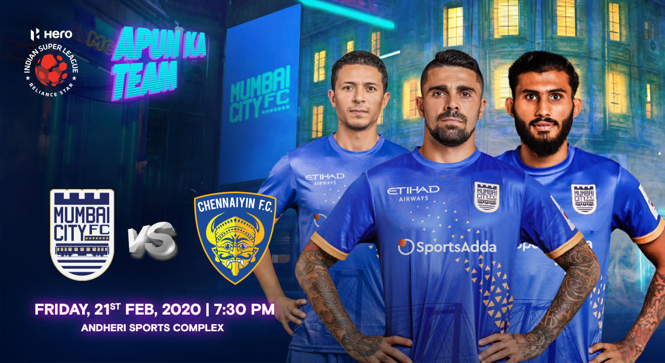HERO Indian Super League 2019-20: Mumbai City FC vs Chennaiyin FC