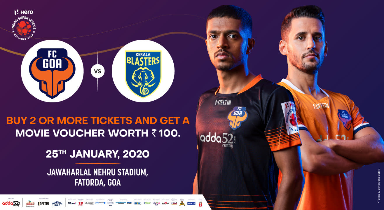 Hero Indian Super League 2019-20: FC Goa vs Kerala Blasters FC