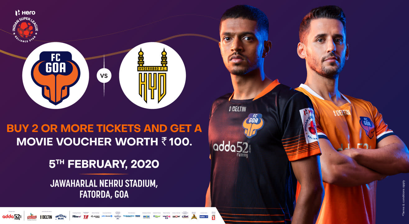 Hero Indian Super League 2019-20: FC Goa vs Hyderabad FC