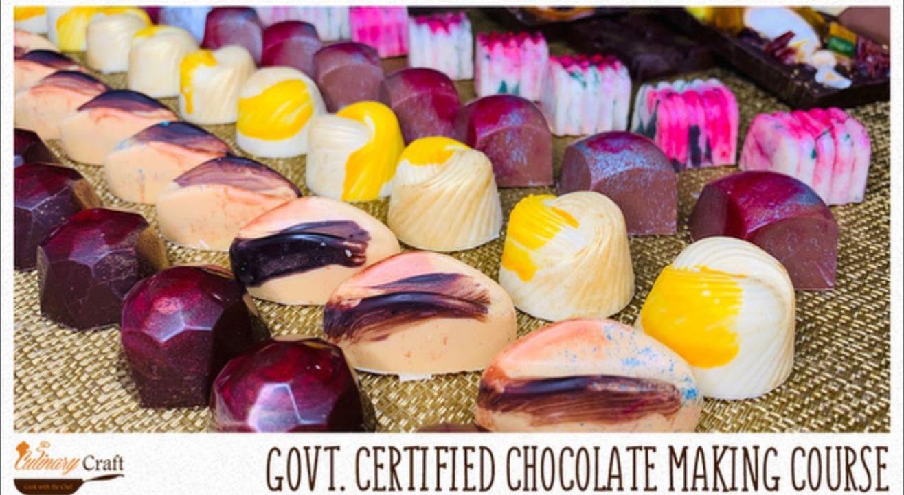 GOVERNMENT CERTIFIED CHOCOLATE MAKING COURSE 