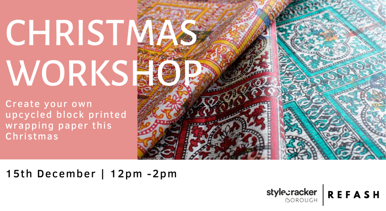 Christmas Workshop: Create your own block printed wrapping paper