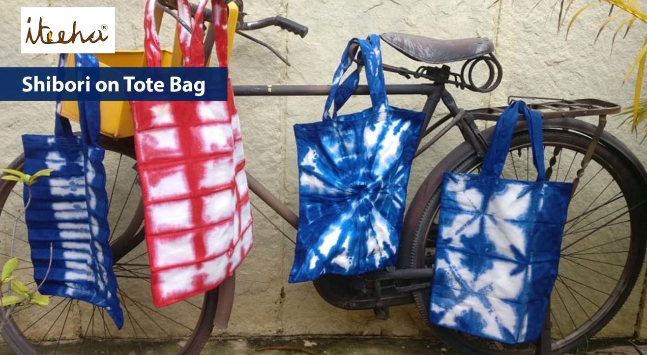 Shibori on Tote Bag