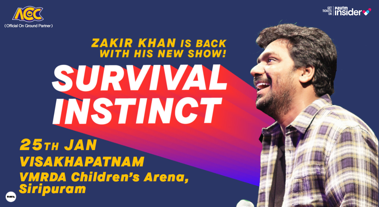 Survival Instinct A New Stand up Special by Zakir Khan | Vizag