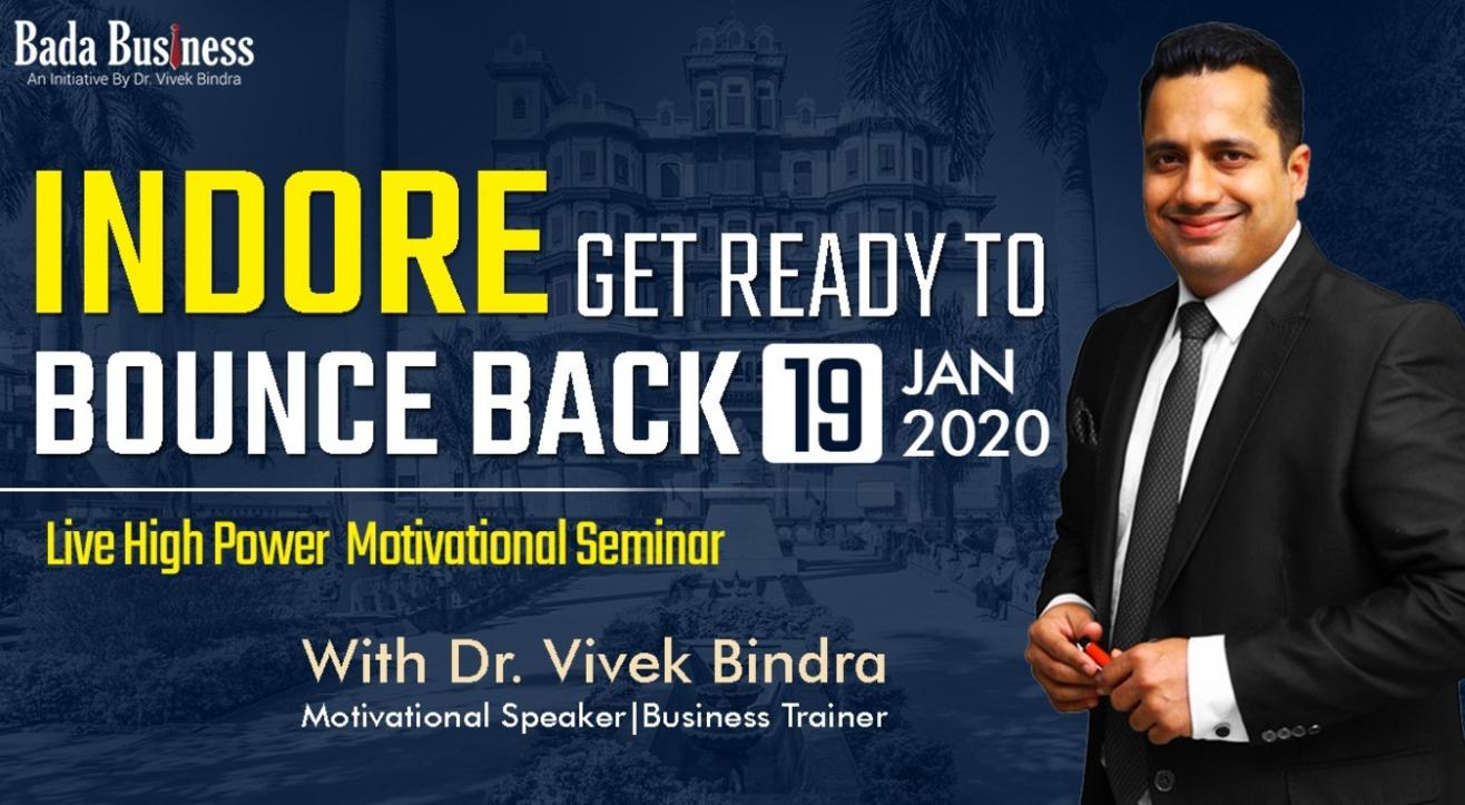 Bounce Back 2.0 By Asia's No  1 Motivational Speaker In Indore