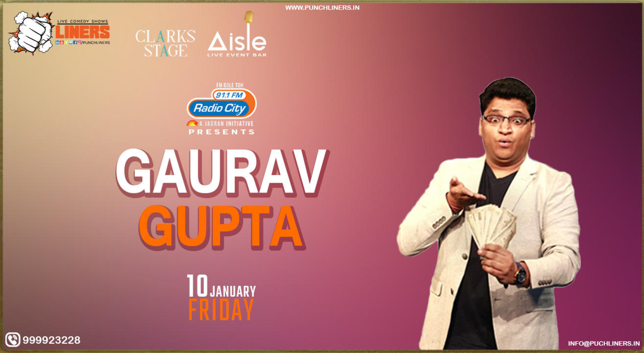 Punchliners Standup Comedy Show ft Gaurav Gupta