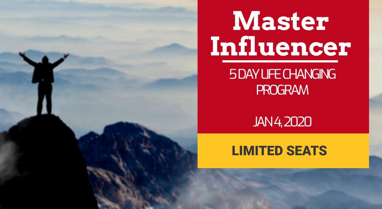 Master Influencer - A 5 Day Life Changing Program