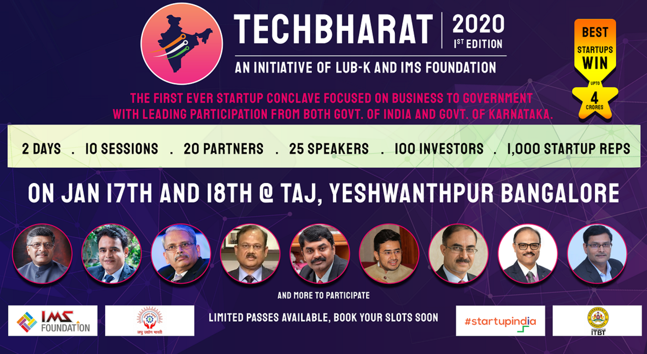 TechBharat 2020 - B2G Conclave for Startups