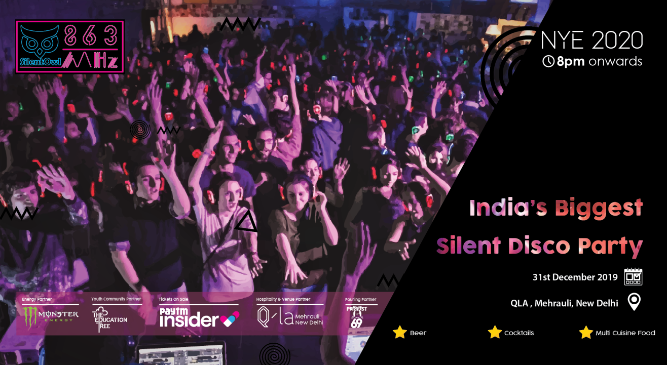 863 MHz | India's Biggest Silent Disco Party | SilentOwl