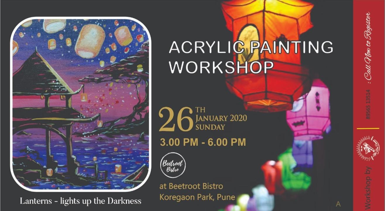 Lantern Acrylic Painting Workshop