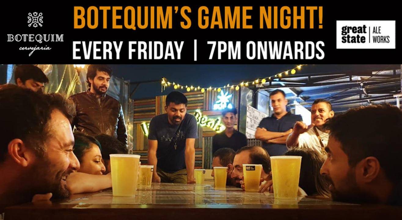 Botequim's Game Night with Great State Aleworks