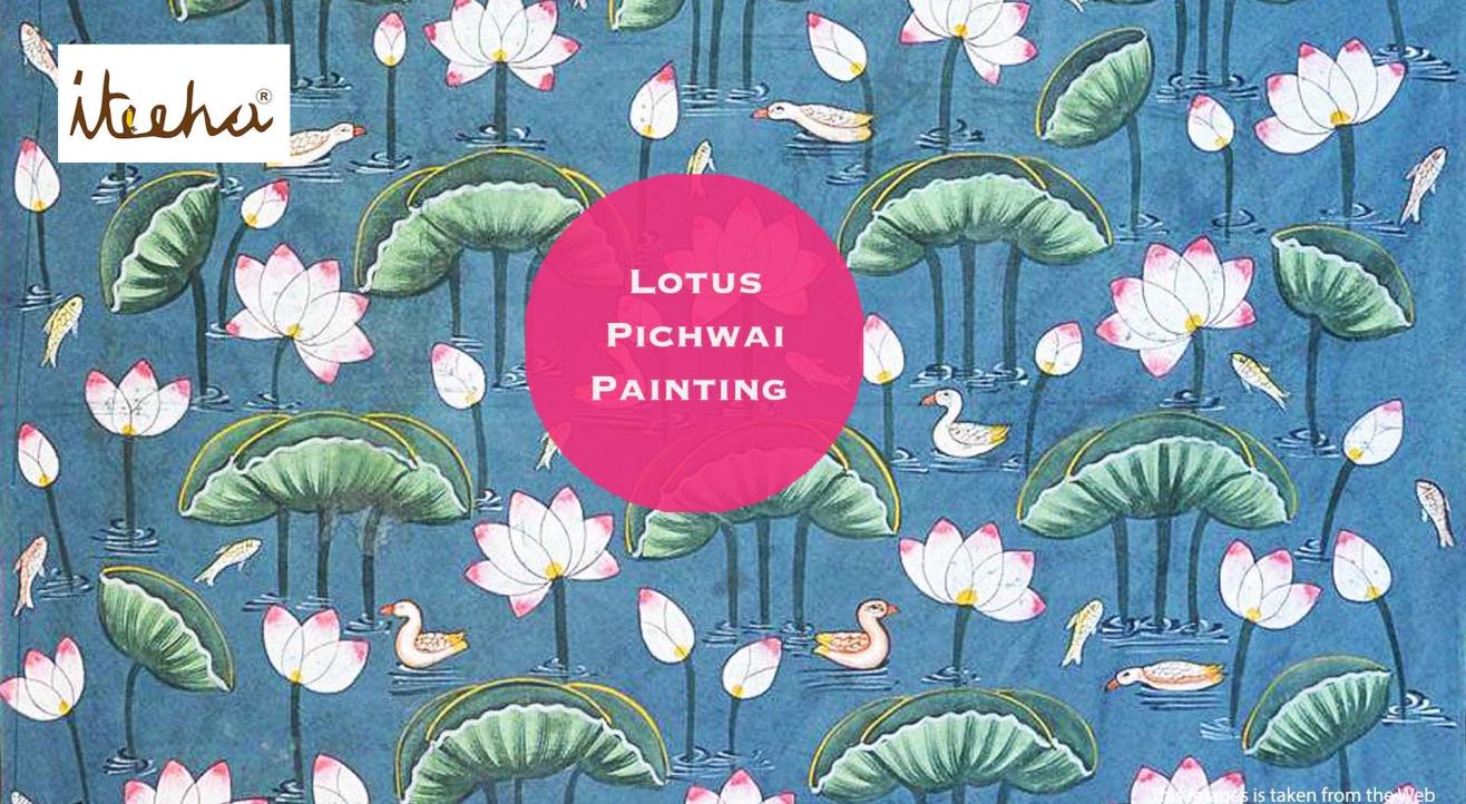 Lotus Pichwai Painting