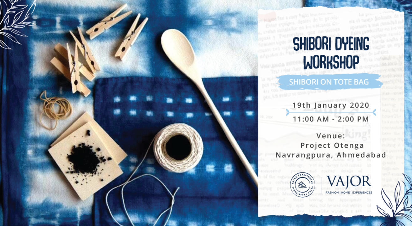 Shibori Dyeing Workshop by Vajor