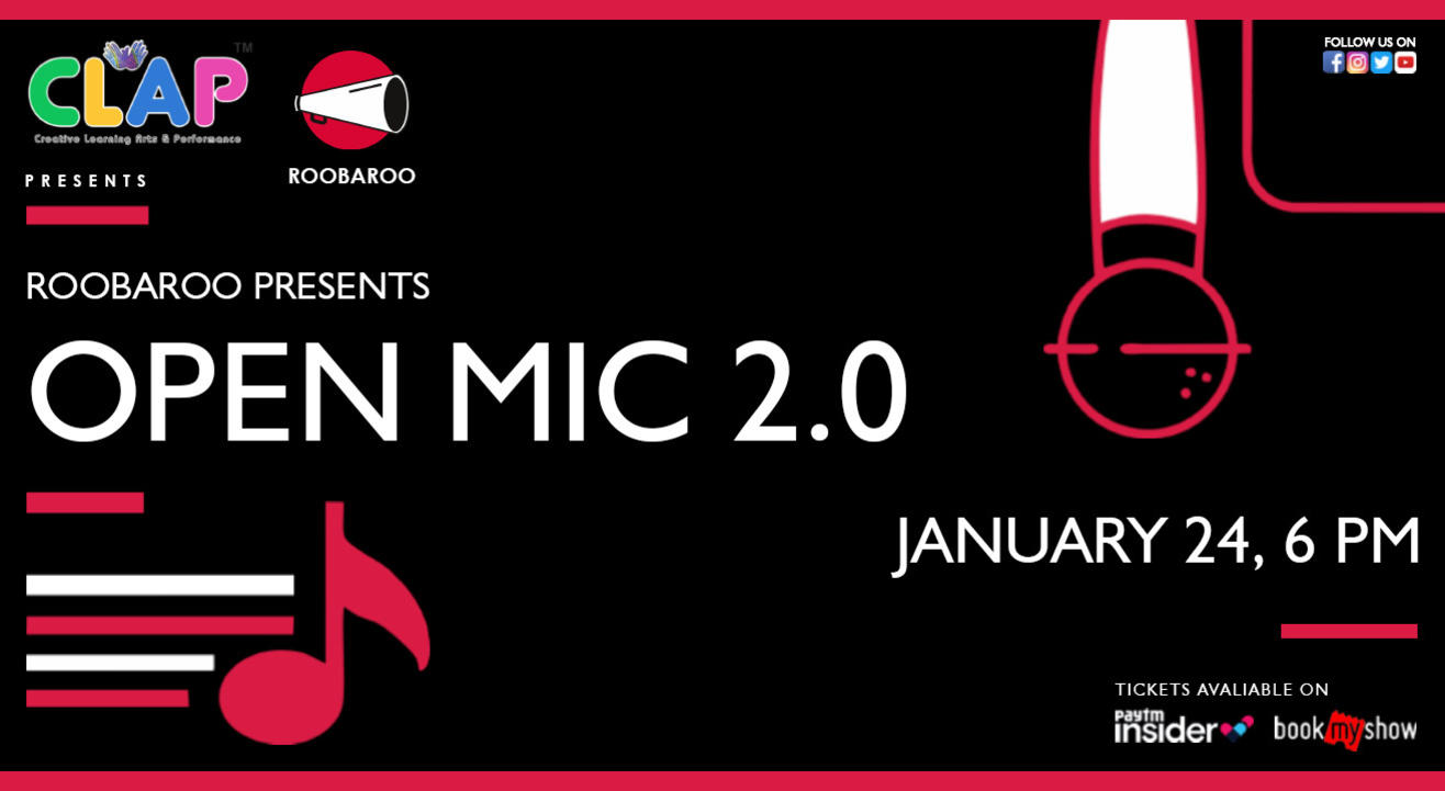 ROOBAROO OPEN MIC 2.0