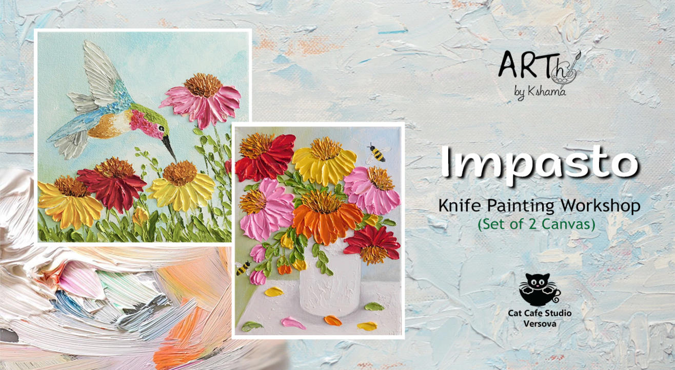 Impasto Knife Painting Workshop- ARTh by Kshama