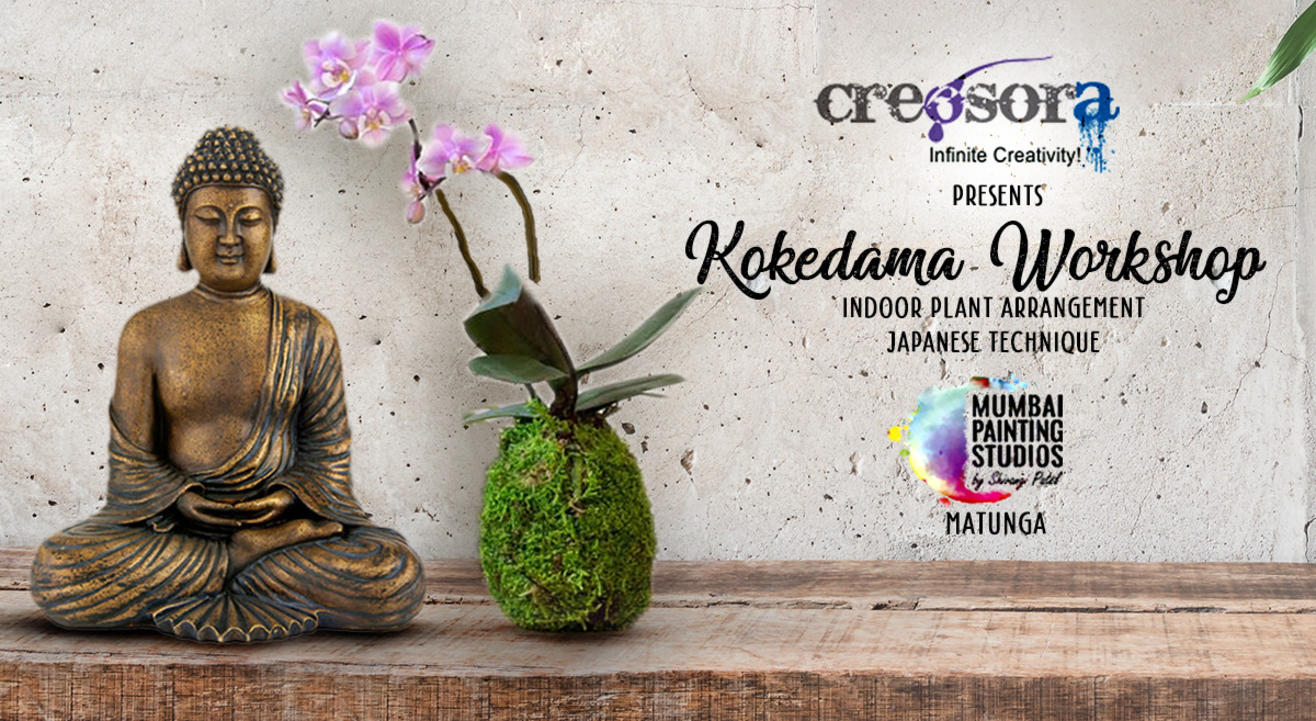 Kokedama Workshop at Mumbai Painting Studios