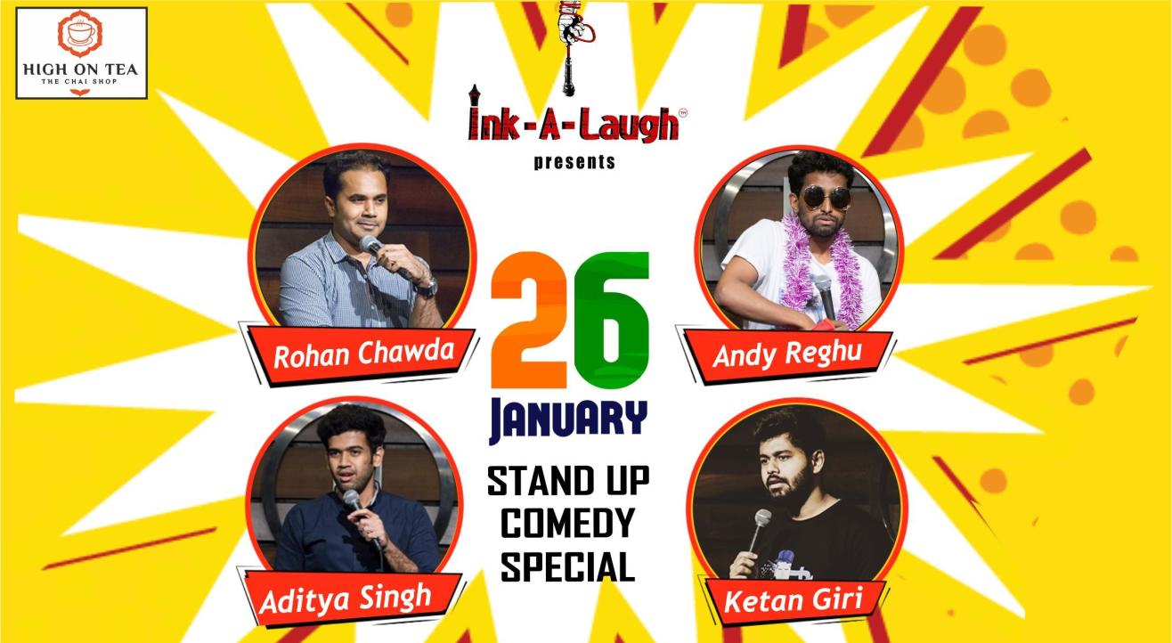 Ink-A-Laugh presents 26th January Stand Up Comedy Special