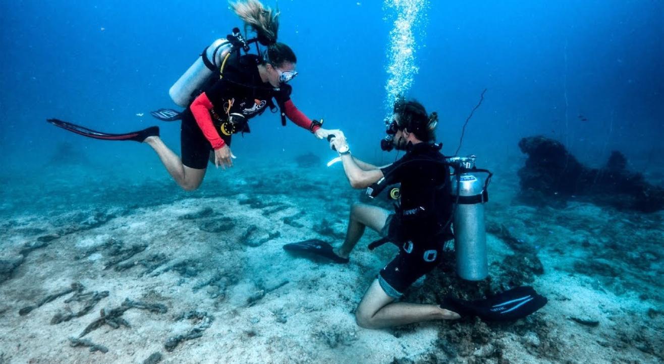 Proposal dive at Malvan private beach