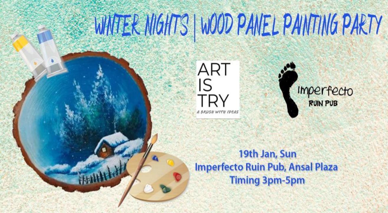 Wood Panel Painting Party