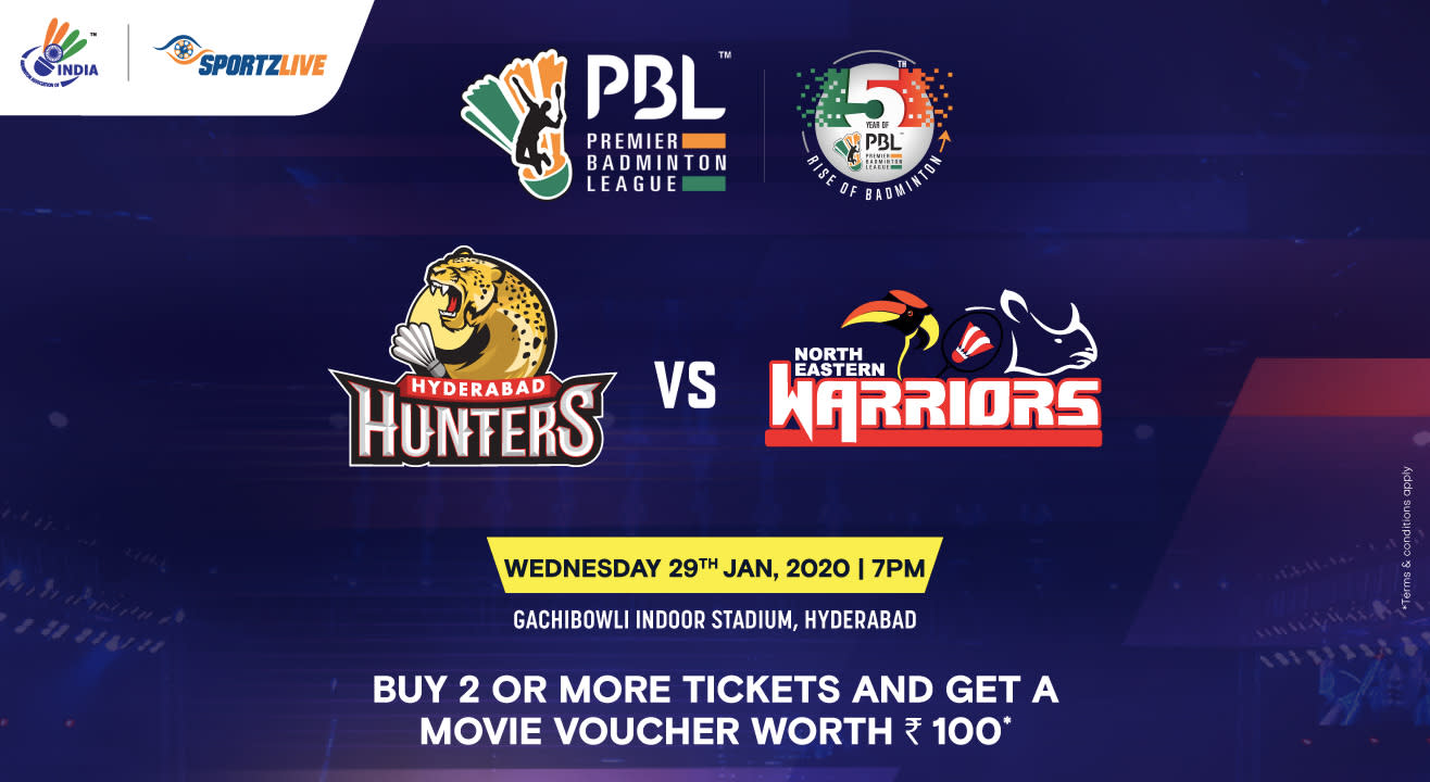 PBL 2020: Hyderabad Hunters vs North Eastern Warriors