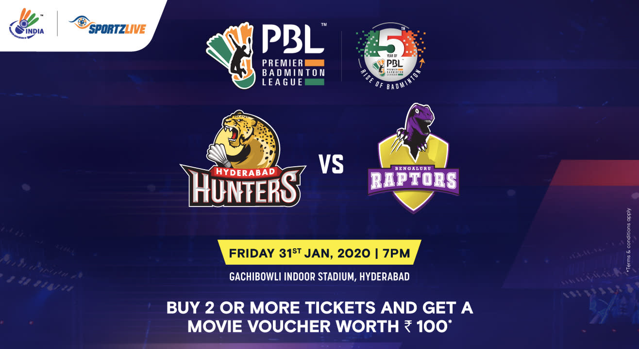 PBL 2020: Hyderabad Hunters vs Bengaluru Raptors