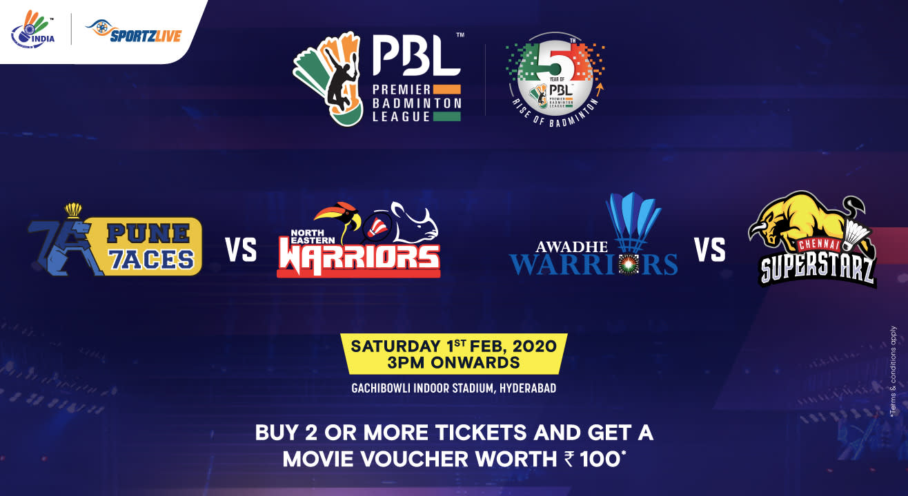 PBL 2020: Pune 7Aces vs North Eastern Warriors and Awadhe Warriors vs Chennai Superstarz