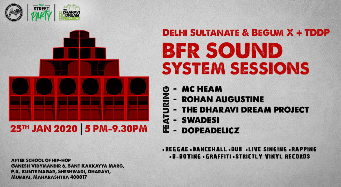 BFR Sound System Session at AfterSchoolofHipHop, Dharavi