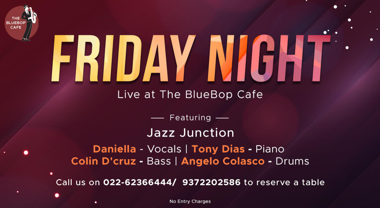 Live at The BlueBop Cafe with Jazz Junction on January 24th