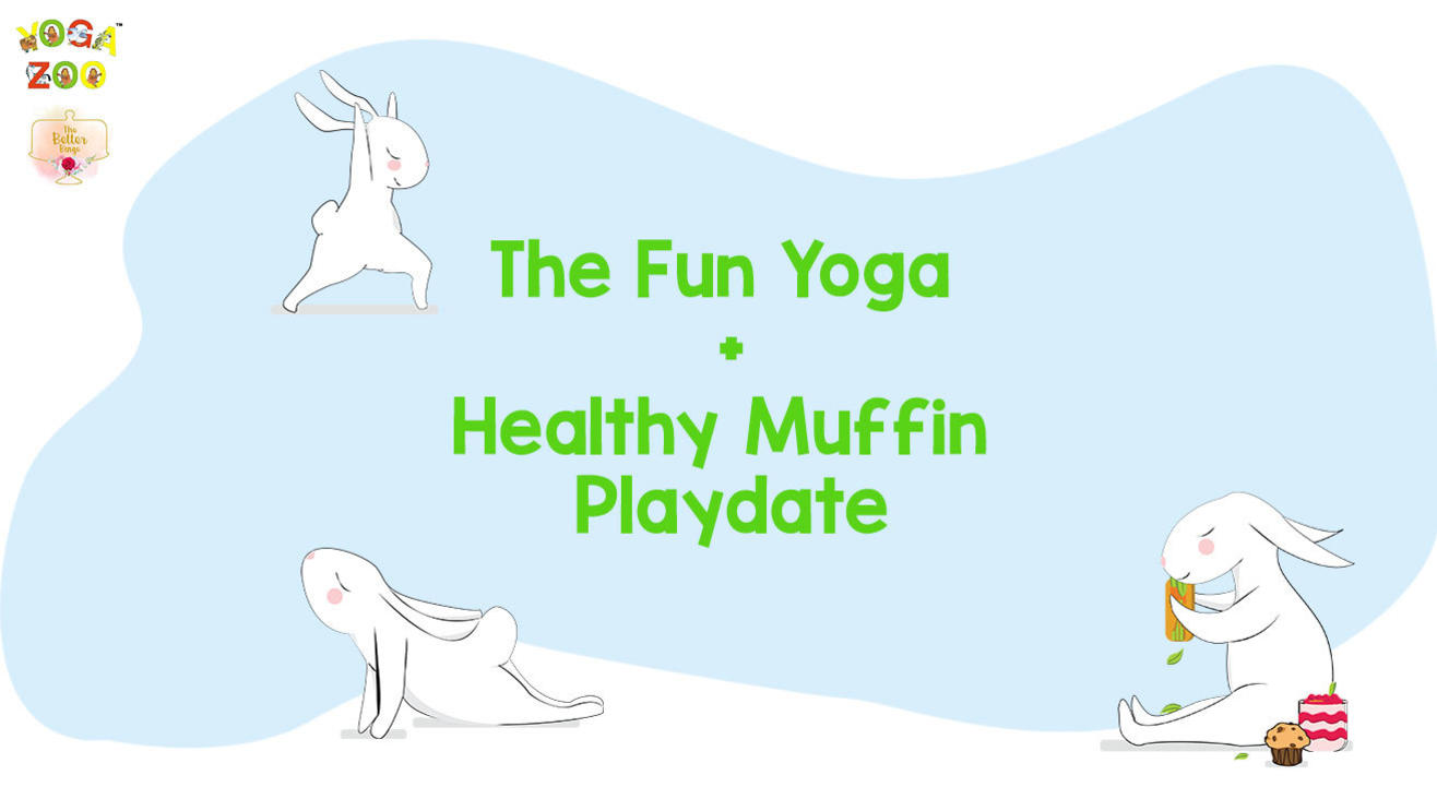 Fun Yoga & Healthy Muffin Playdate for Kids