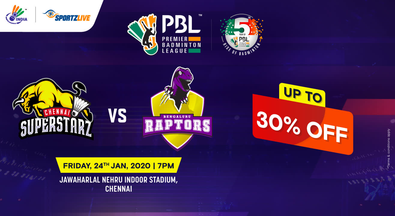 PBL 2020: Chennai Superstarz vs Bengaluru Raptors