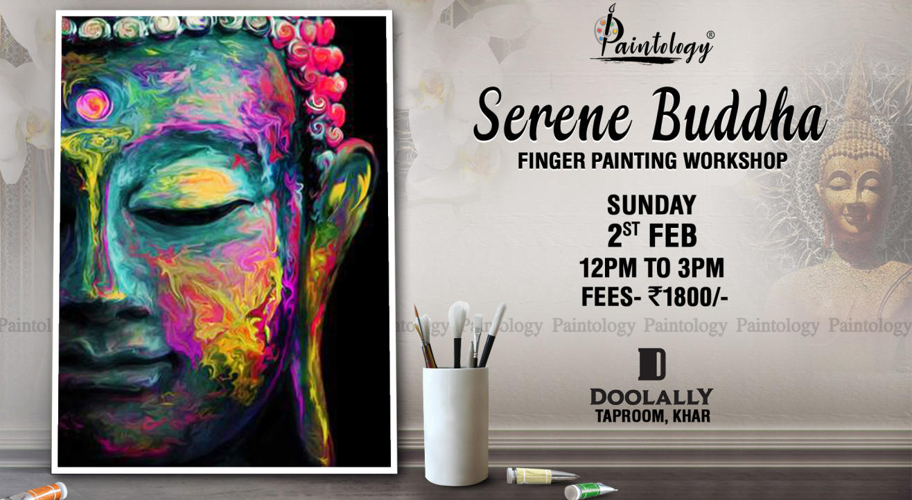 ‘Serene Buddha’ Finger painting workshop