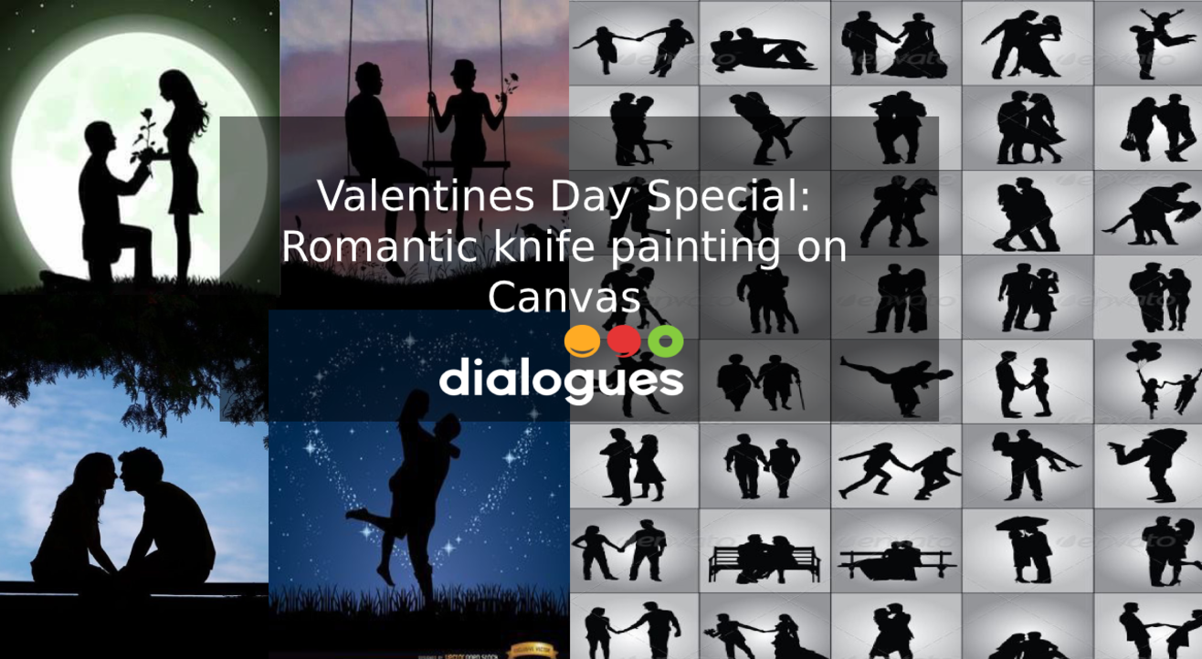 Valentine's Special Knife Painting