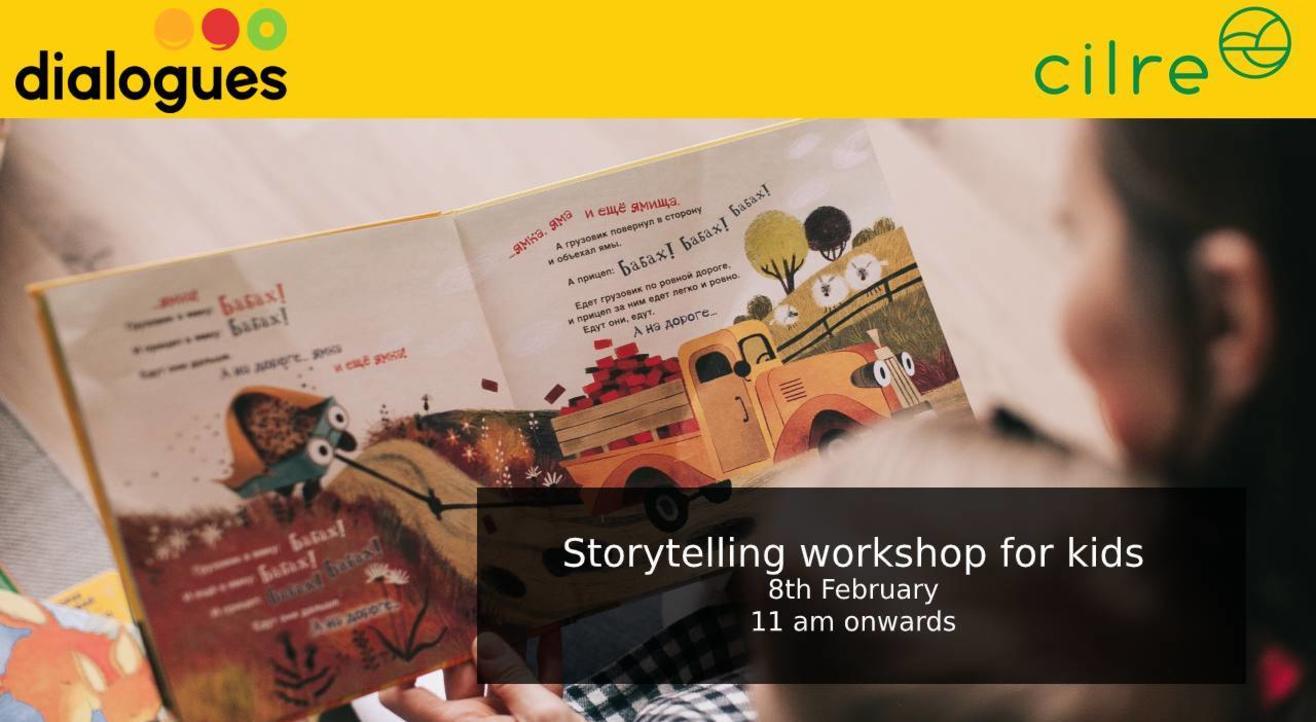 Storytelling workshop for kids