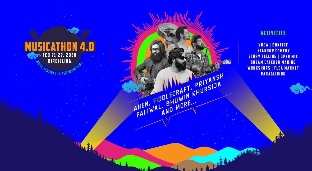 Musicathon Bir  - A music festival in the mountains